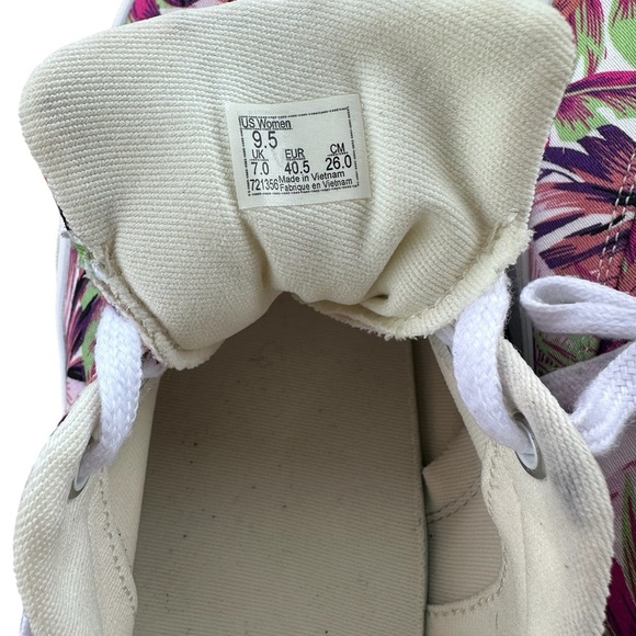 VANS Off the Wall Doheny Platform Floral Tropical Pattern Sneakers Women’s 9.5 - Picture 9 of 12